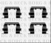 BORG & BECK BBK1535 Accessory Kit, disc brake pads